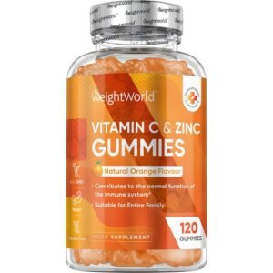 C-vitamin & Zink Gummies, 120 stk - Vitamin vingummier til immunforsvaret