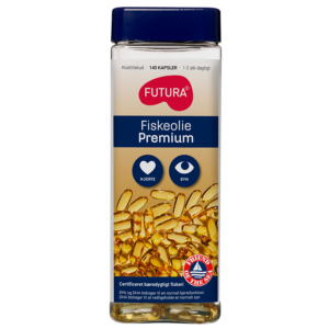 Futura Omega-3 Premium fiskeolie (140 kapsler)