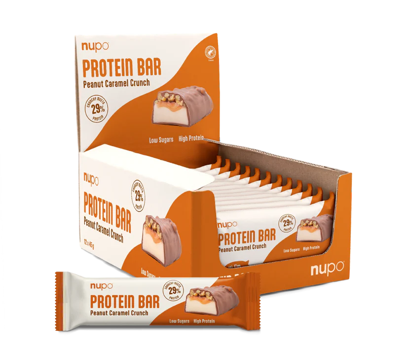 Nupo Proteinbar Peanut Caramel Crunch - 1 stk, 45g.