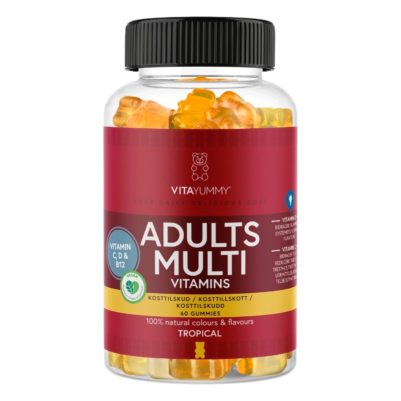 VitaYummy Adults Multivitamin Tropical (60 stk)