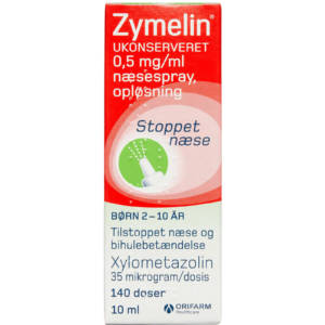 Zymelin Ukonserveret Næsespray til Børn 0,5 mg (10 ml)