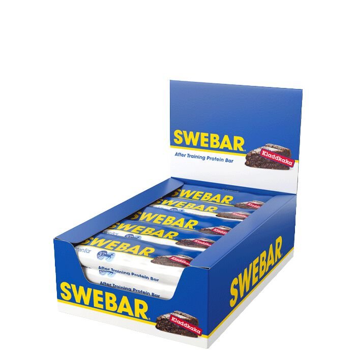 1 x Swebar Proteinbar 55 g - Kladdkaka
