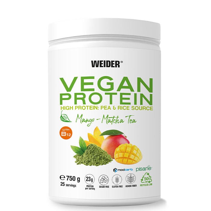 Veganskt Proteinpulver 750 g - Matcha Mango